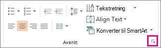 Båndet i PowerPoint