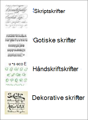 Skrifter du kan finne på Internett