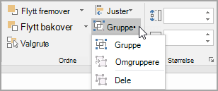 Velg gruppe