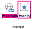 Handlingsknapp i Koblinger-gruppen