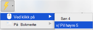Utløs en animasjon som skal spilles av når et objekt klikkes på