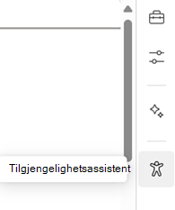 Klikk på Tilgjengelighetsassistent for å starte skanningen