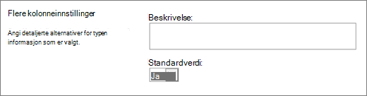 Valg for Ja/Nei-kolonne
