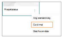 Gå til mal menyelement