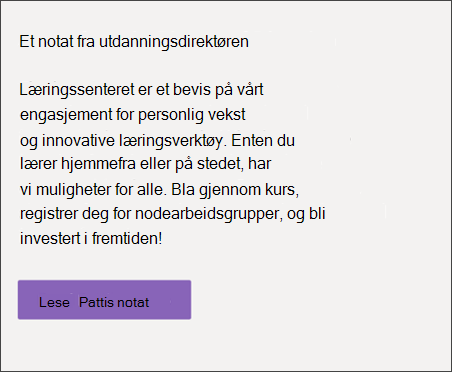 Skjermbilde av tekst- og formateringsnettdelen