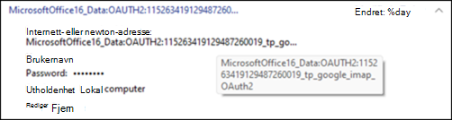 MSOffice OAUTH2-melding