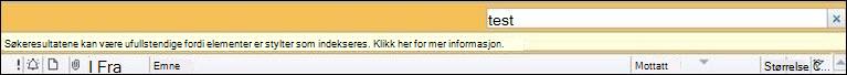 Feil i Outlook