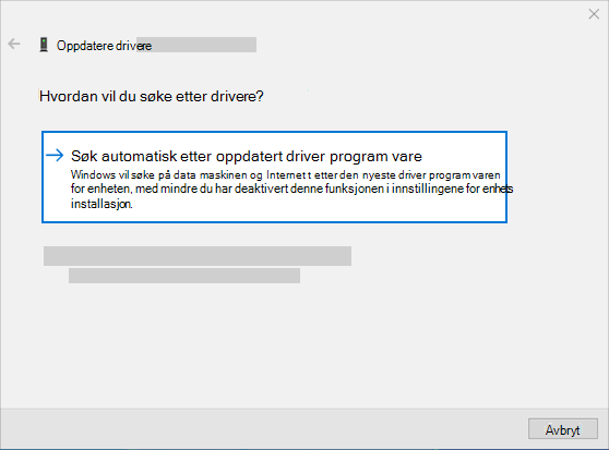 søk automatisk etter oppdatert driverprogramvare for å oppdatere lyddriveren
