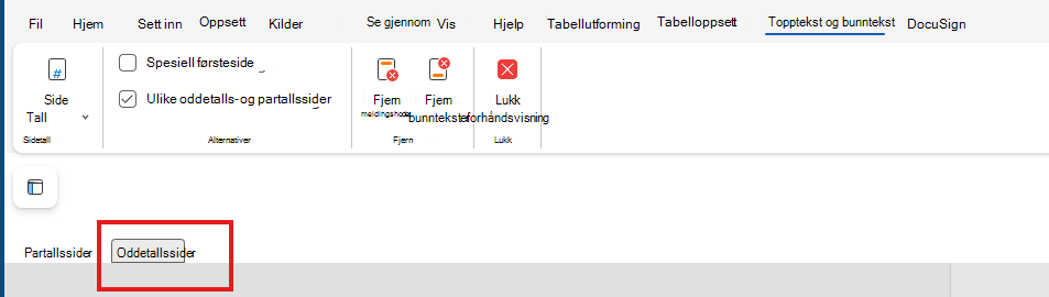 Rediger H&F oddetallssider på nettet