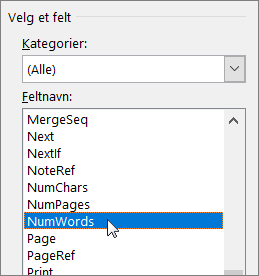 Felt-dialogboks