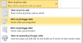 Skriv ut på begge sider