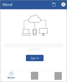Logg på med Microsoft-kontoen eller en Office 365 jobb- eller skolekonto.