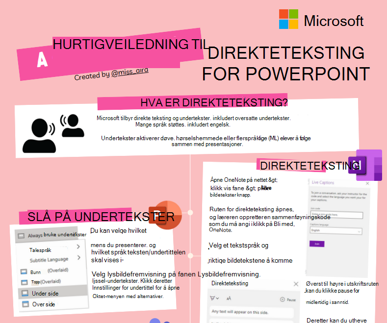 direkteteksting