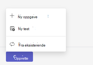 nye oppgaver