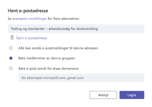 Få e-post