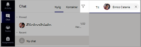 Skriv inn ett eller flere elevnavn i Til-boksen.