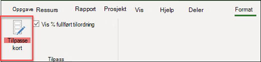 Tilpass kort