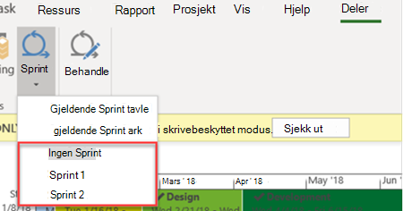 Sprintvisninger