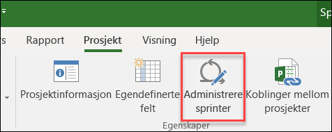 Behandle sprinter-knappen