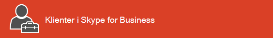 Målside for Skype for Business Client ResourcesSkype