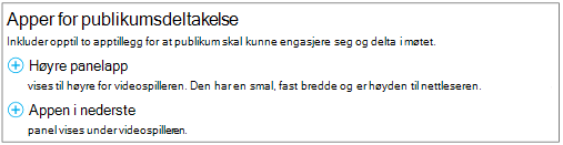 Skjermbilde som viser hvor du skal velge plasseringen av Yammer-feeden