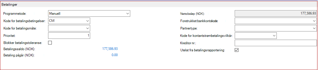 Utelate bestemte leverandører fra rapporten
