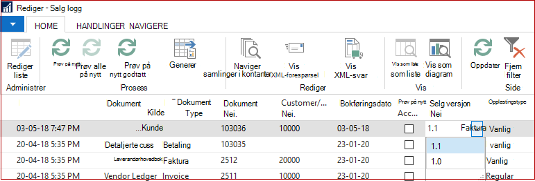 SII-historikk