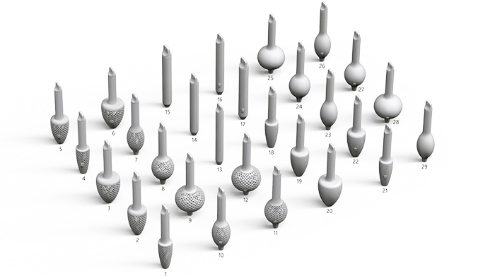 3D-utskrivbare grepdesign for Surface-pennen