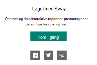 Laget med Sway-varemerking