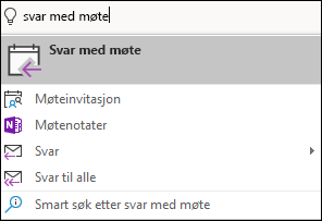 Bruk Fortell meg hva du vil gjøre for å finne menyelementene