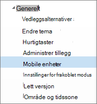 Generelle > mobile enheter