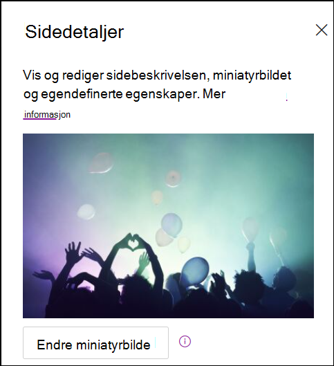 Skjermbilde av endringminiatyrbilde