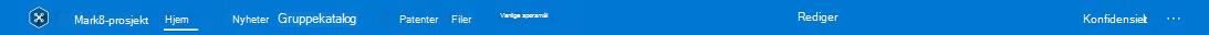 Minimal topptekst