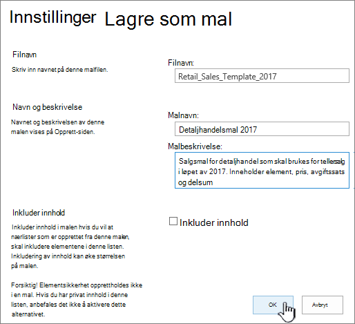 Lagre som malside