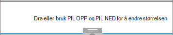 Avstandsnettdel i redigeringsmodus