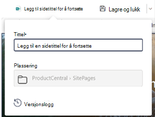 Tittelboks på kommandolinjen