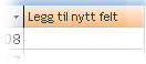 Et nytt felt i et dataark