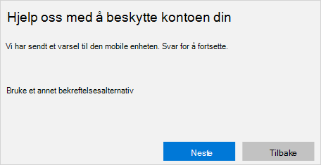 Mobilvarslingsskjerm
