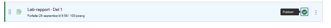 Tildeling publiser