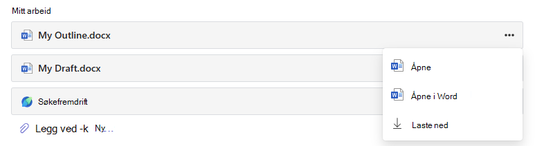Fullføre en oppgave som elev