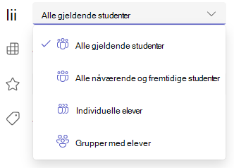 Nåværende studenter