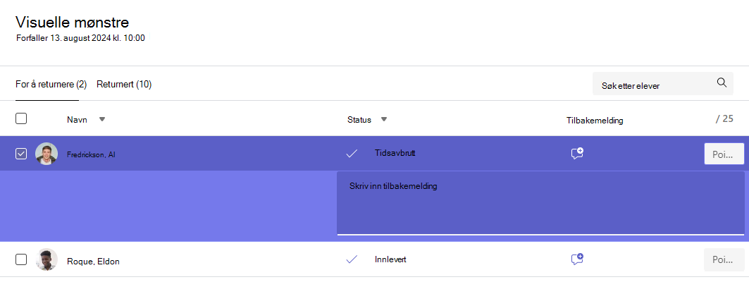 Tilbakemelding
