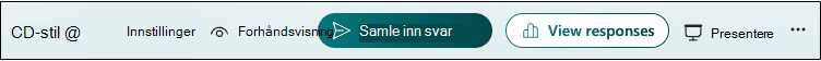 Innstillinger for skjemaer