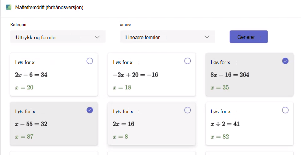 Matematisk fremdrift