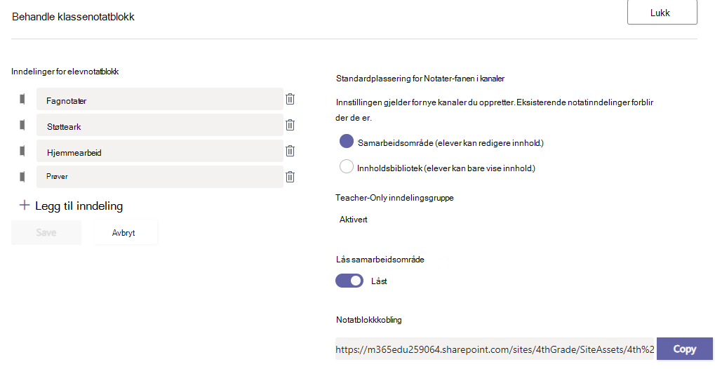behandle notatblokk