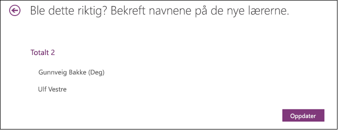 Se gjennom de andre lærerne som har tilgang til Klassenotatblokken.
