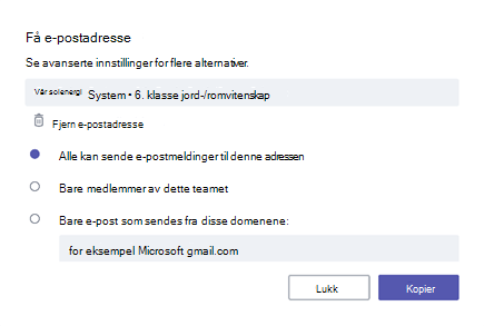 Få e-post