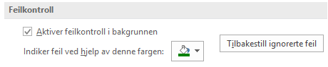 Feilkontroll