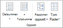 Oppsett-gruppen på båndet