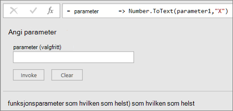 Aktivere den egendefinerte MyHex-funksjonen